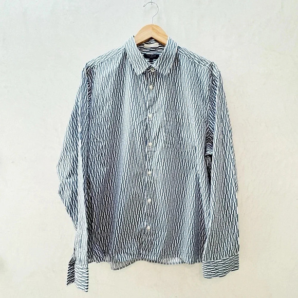 Ted Baker Shirt || Men’s Ruskin Long Sleeve Retro Sleeve Size 6 XXL - Picture 2 of 13